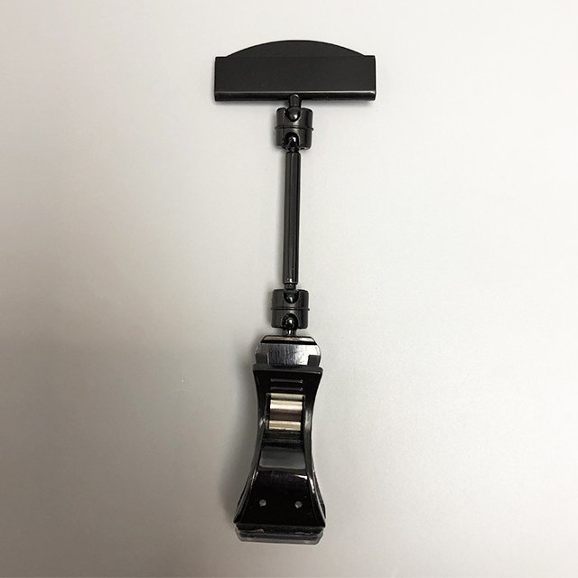 Undershelf Sign Holder with Long Stem PST5BL Buy undershelf sign holder, plastic sign clips