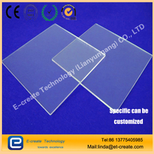 china supplier high light transmittance 92- 99.5% circular transparent uv quartz glass plate, quartz glass sheet