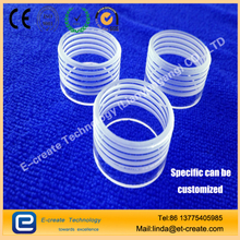 Quartz tube, external thread quartz glass tube, thread with cover thread processing customization