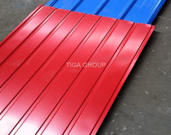Corrugated Prepainted Steel Sheet/Wave Ral Color Roof Tile From China