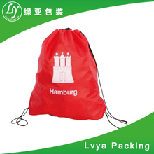 Eco Gym Sport Backpack Waterproof Mini Nylon Polyester Drawstring Bag