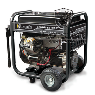 12.5kVA BRIGGS&STRATTON Design 4-Stroke Gasoline Generator with Handles and Wheels