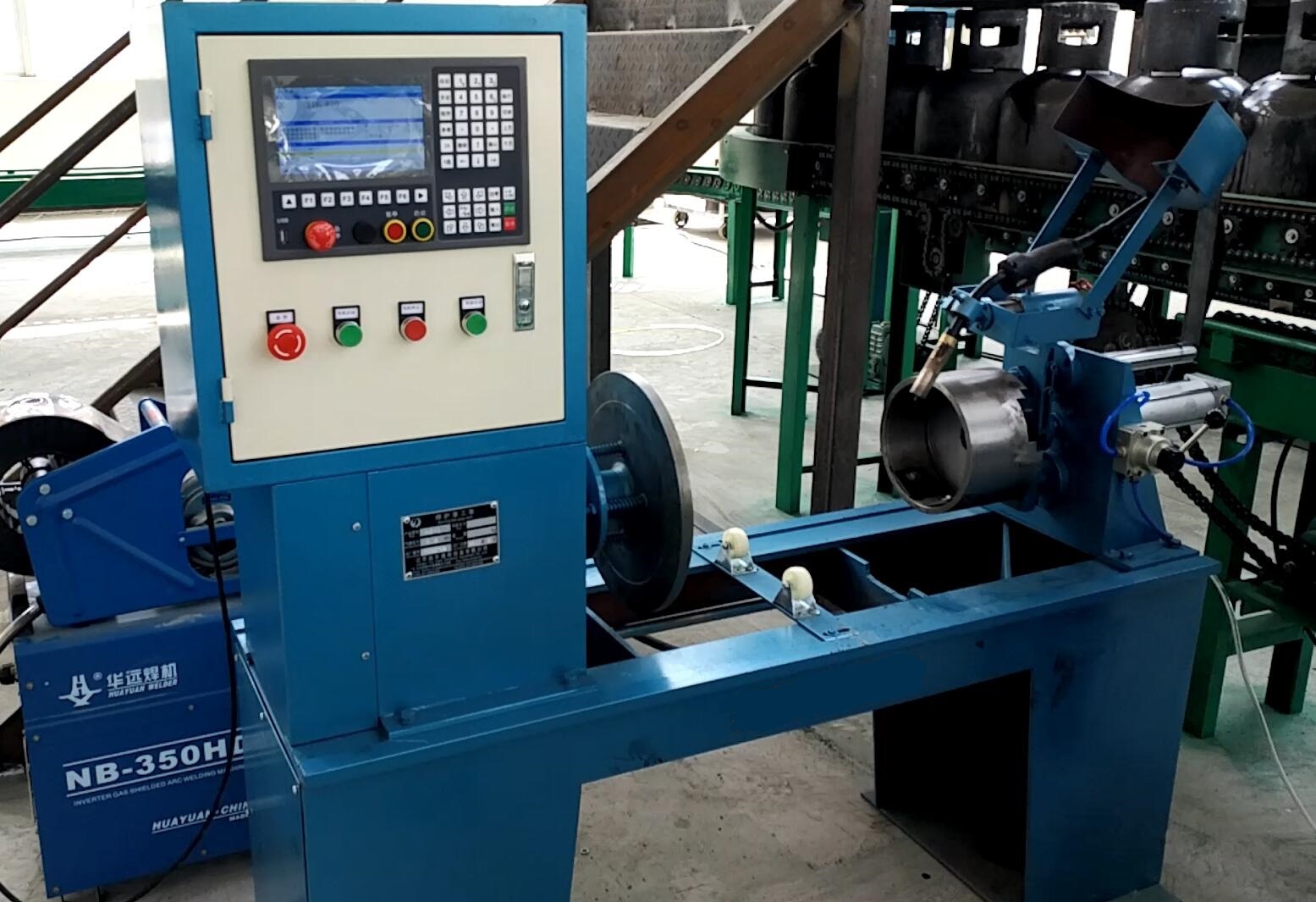 LPG Gas Cylinder Shroud Welding Machine for Production Line