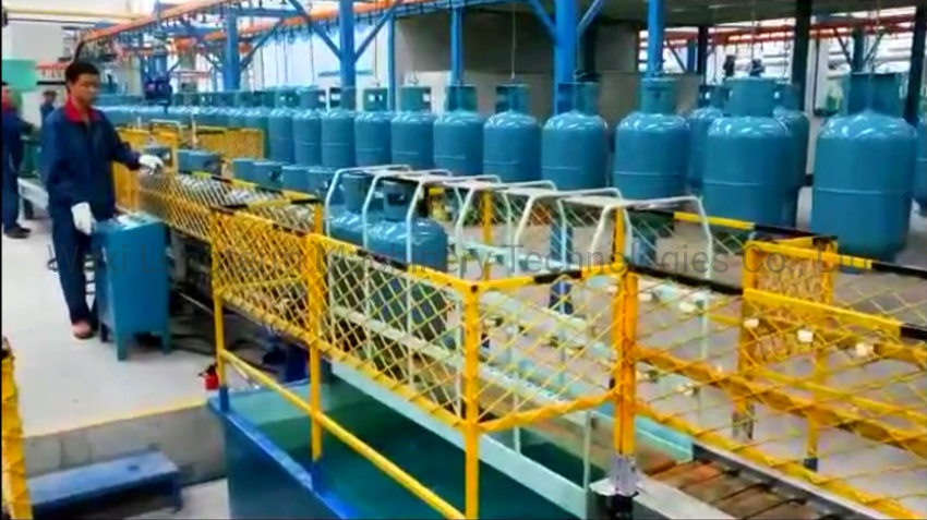 LPG Gas Cylinder Leakage Testing Machine in LPG Cylinder Production Line