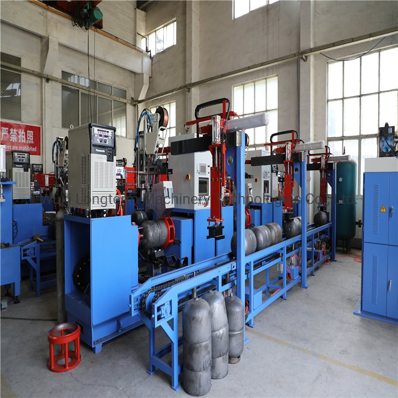 China LPG Gas Cylinder TIG Circular Wedling Machine, Steel Cyllinder Round Seam Welding Equipment#