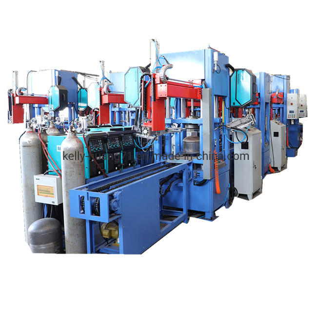 LPG Cylinder Trimming and Joggling Machine