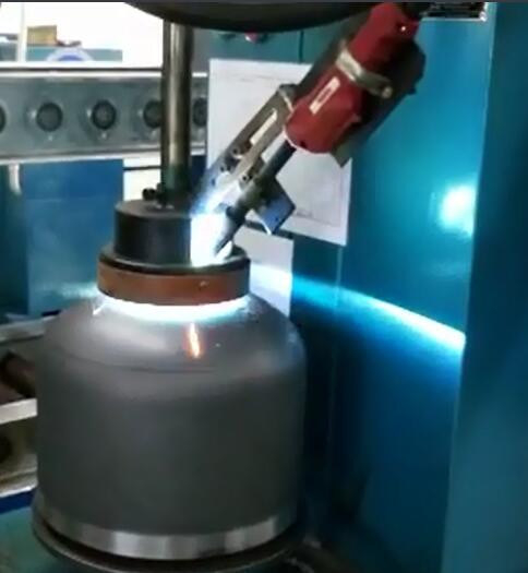 Auto Semi Lpc Cylinder Bung Welding Machine