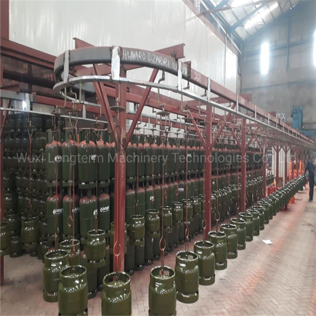 3&6&13&15kg LPG Gas Cylinder Electrostatic Spray Powder Coating Machine^
