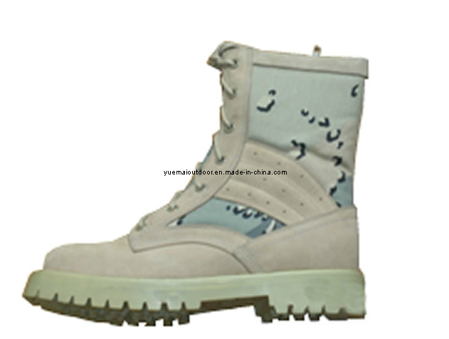Military High Quality Camo Suede Desert Boot
