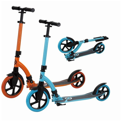 Scooter with Front 230mm Wheel and Rear 180mm Wheel