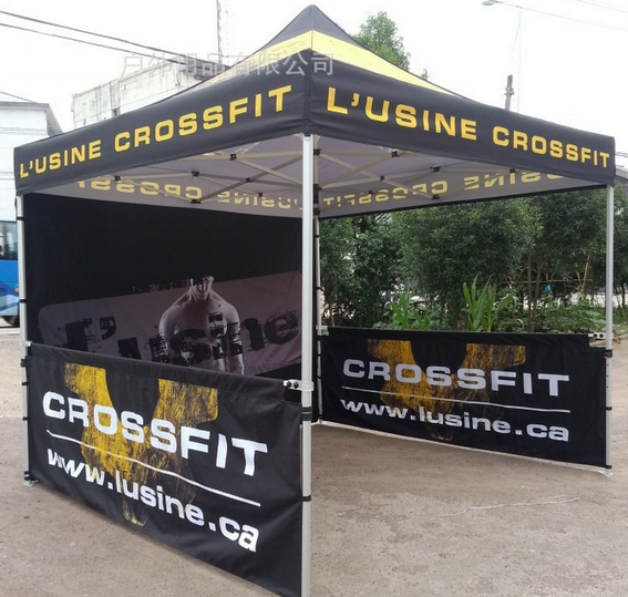 Trade Show Tent 40mm Easy Pop Up Folding Tent Aluminum Hexagon