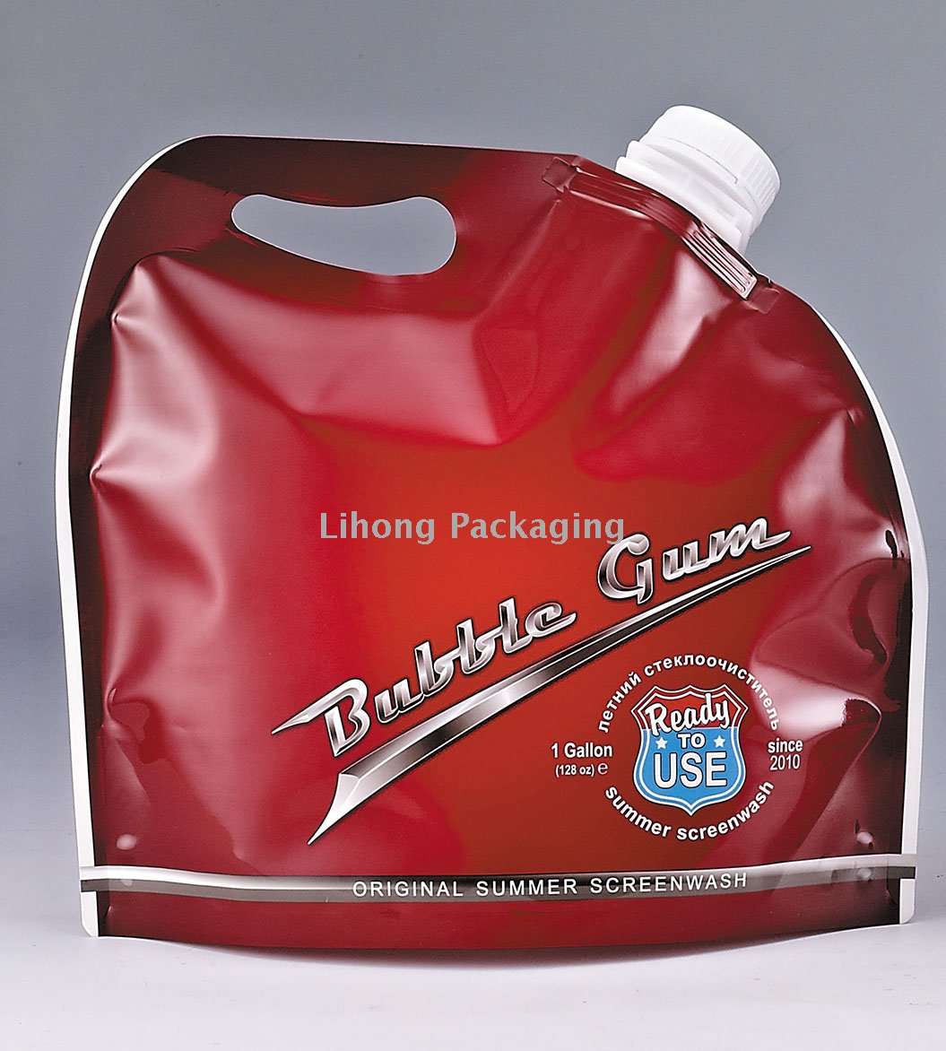 Stand Up Liquid Packing Bag With Big Cap