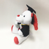 New Design Soft Graduation Dog Animals with Doctor Cap Plush