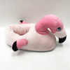 Cute Flamingos Shaped Plush Kids Animal Slippers