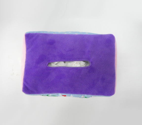 Custom Valentine Plush Tissue Box Cover Gift Plush Tissue Box