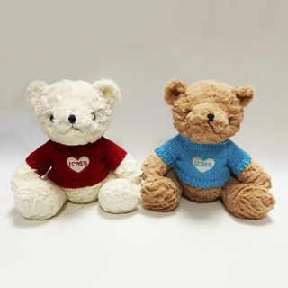 Teddy Bear Dressed Love Sweater Toys for Wholesale Gifts