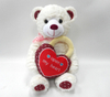 2018 Valentine Soft Girl Teddy Bear Plush Toy With Heart Lock 