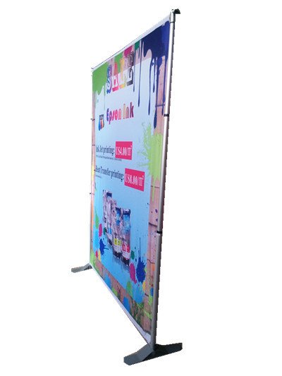 Hight Quality Telescopic Wall Fabric Banner Stand Display Dy Ad 2