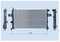 Radiator for OPEL