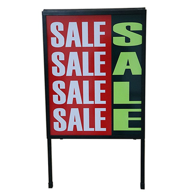 Sidewalk A Frame Steel Poster 22x28 MP22DS Buy A Frame Double