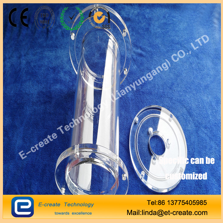 Quartz flange tube, quartz furnace tube, quartz cavity, the second quartz processing tube, quartz custom instrument