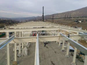 Entrep&ocirc;t multi d'envergure de mesure l&eacute;g&egrave;re pr&eacute;fabriqu&eacute;e, atelier, usine