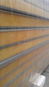 Panneau &quot;sandwich&quot; en acier de laines de laitier pour le syst&egrave;me/grand supermarch&eacute;