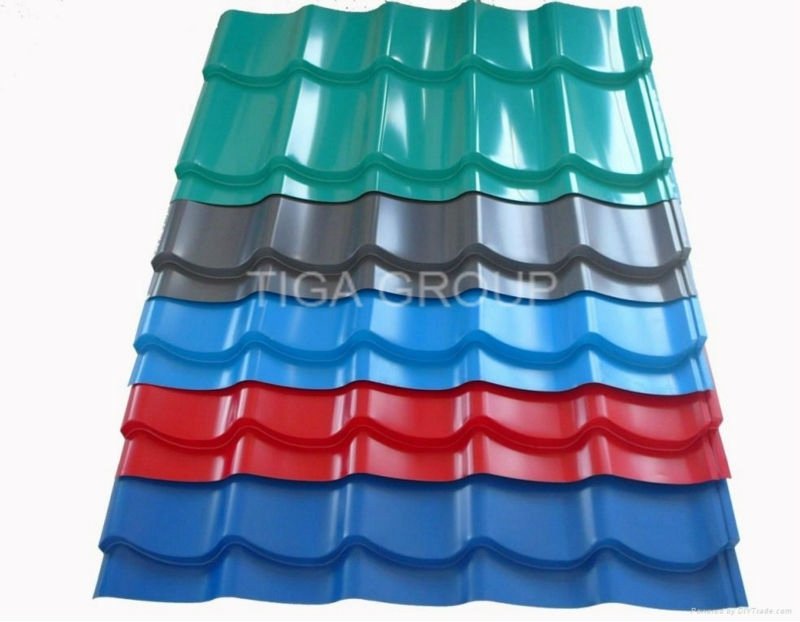 High Quality Wave Color Coated Steel Sheet Glazed Metal Roofing