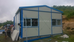 Prefabricated Light Steel Structure Color Coated Steel Panel Mobil House