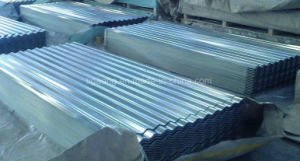 Placa de material para techos de acero galvanizada acanalada de gama alta de la buena calidad