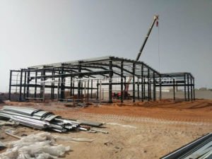 Estructura de acero del taller pesado de la estructura de la alta calidad para Elizabeth portuaria