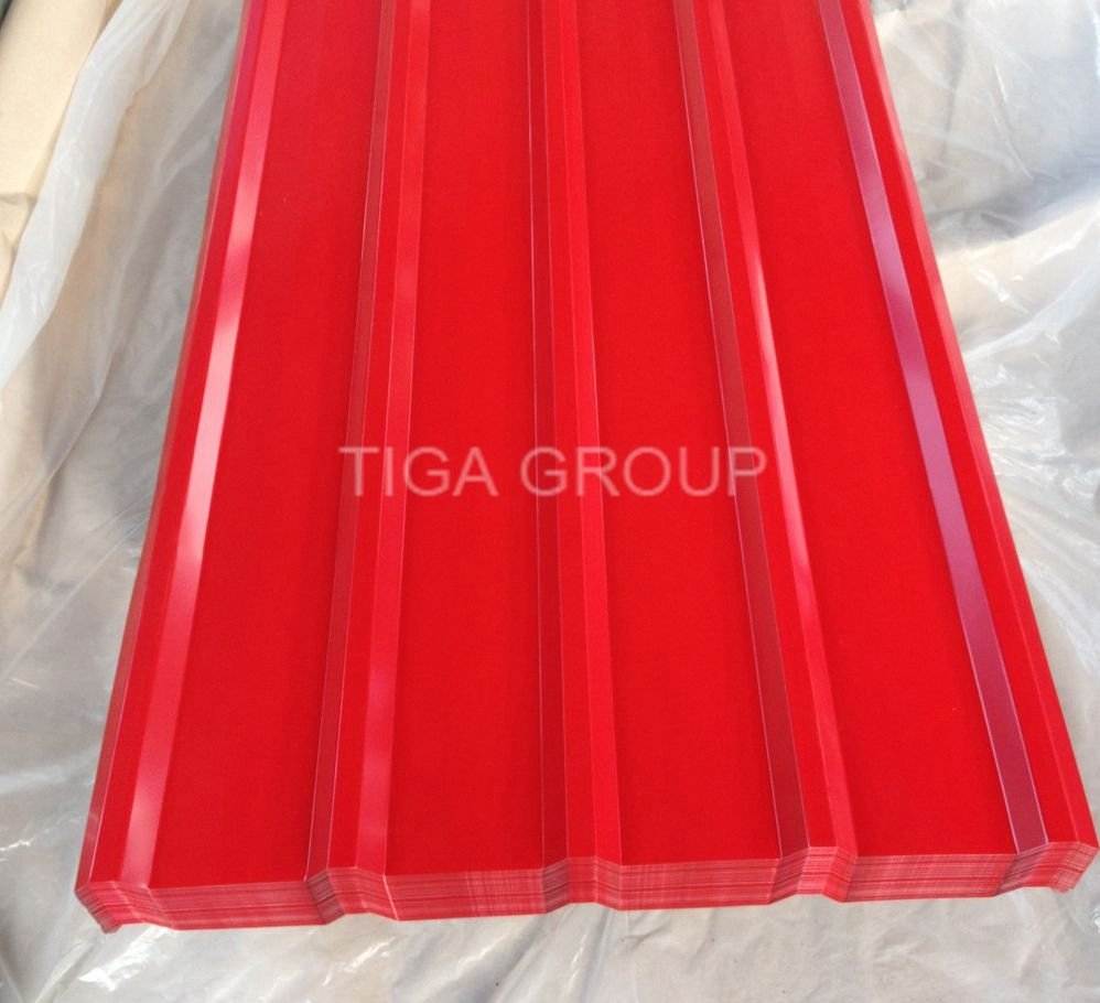 Fireproof Wave Metal Roofing Light Weight Color Galvanized Steel Sheets