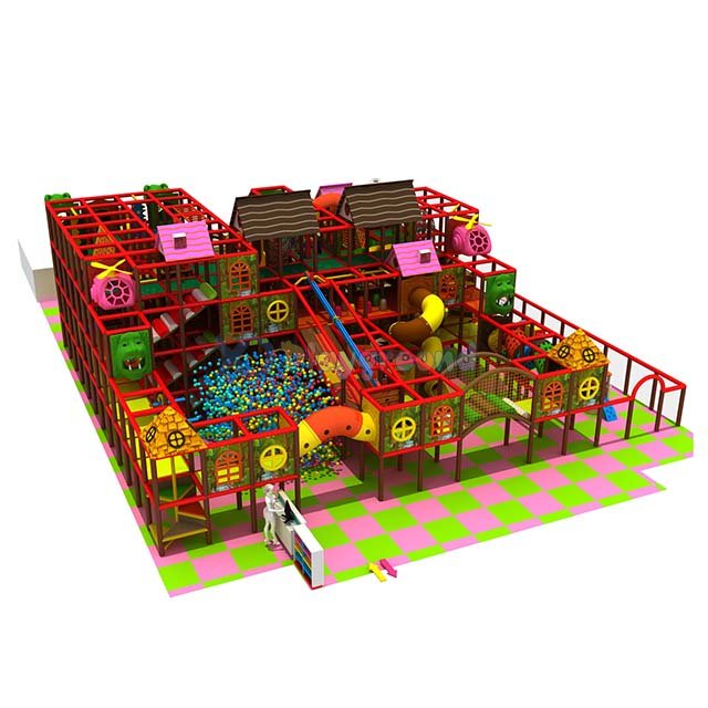 Индивидуальные 3-х уровневые детские игровые площадки для игровых площадок с малышами