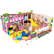 Candy Theme Мягкая маленькая детская площадка для игровых площадок с батутом и шаровой шахтой
