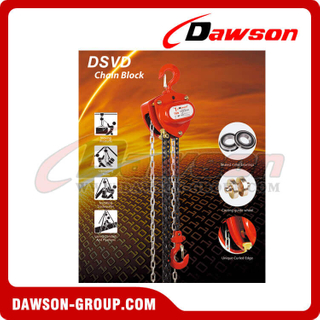 Bloque de cadena DSVD, polipasto de cadena