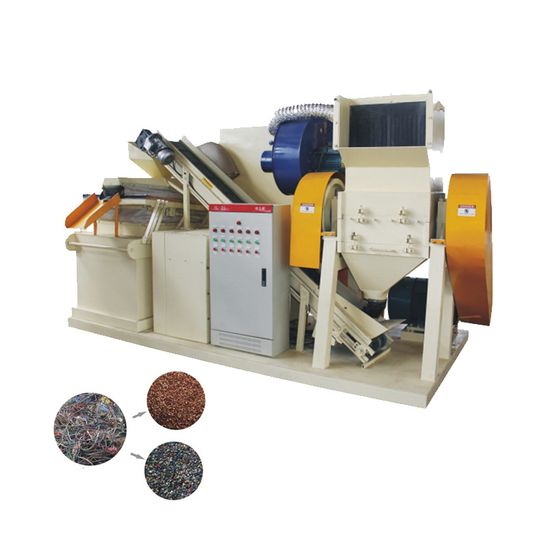 Waste Copper Wire Recycling Machine/Wire Stripping Machine/Cable Stripper Machine/Scrap Copper Wire Recycle Line/Cable Crusher/Copper Wire Crusher Machine