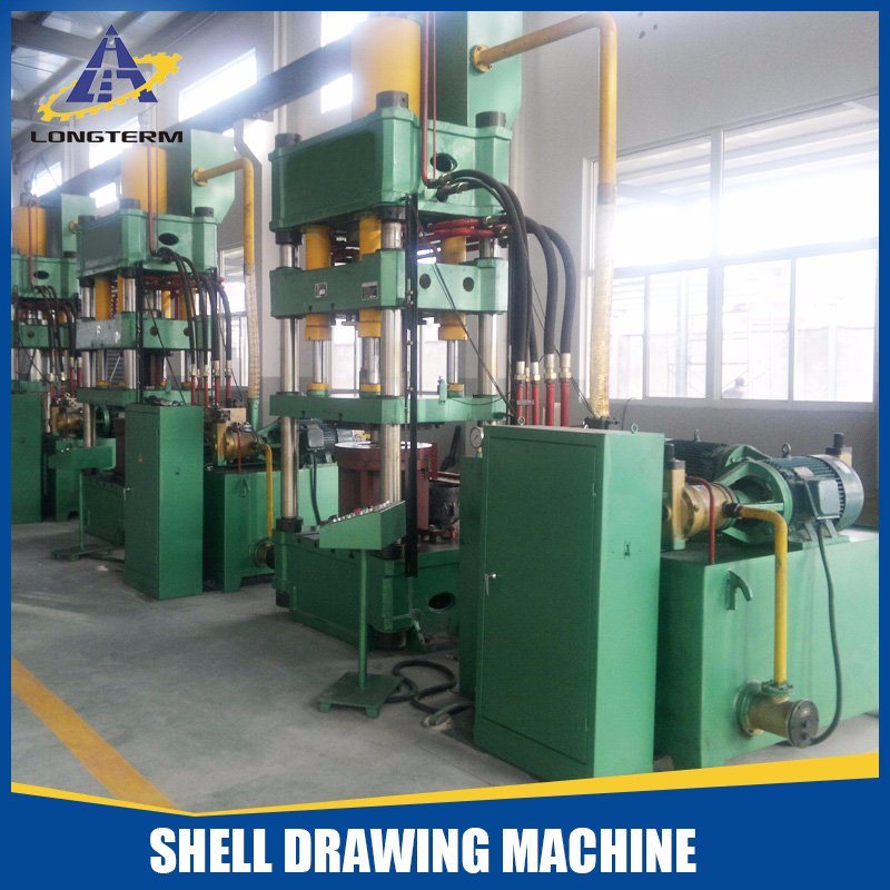 Deep Drawing Machine Automatic Hydraulic Press 200 Ton Stainless Steel LPG Deep Drawing Machine