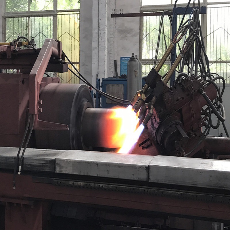 CNC Metal Spinning Machines Hydraulic Steel Cylinder Hot Spinning Necking-in Machine