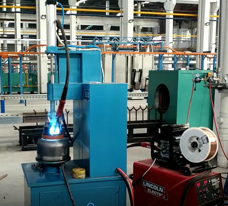 Auto LPG Gas Cylinder Valve Seat Welding Machine