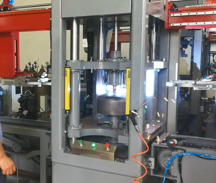 Advanced LPG Cylinder Socket MIG Welding Machine