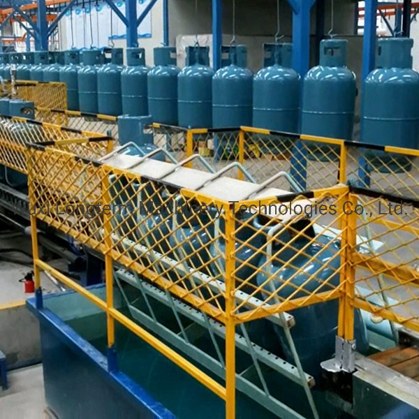 15kg LPG Gas Cylinder Manufacturing Line Body Production Equipments Leakage Testing Machine