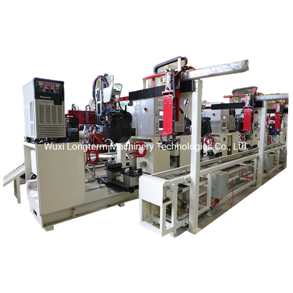 Double Station 20/35/45/50 Kg MIG/Mag Welding Machine, Precise LPG Cylinder Welding Machine with Tracking Device/