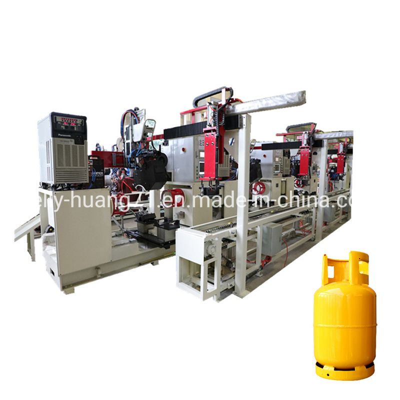 Incredible Modern Fully Automatic 9lb 20lb LPG Gas Cylinder Production Lines Complete 12.5kg 35kg 45kg LPG Gas Cylinders Manufacturing Line