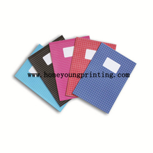 Cahier Lycéen Format A4 21x29.7cm Quadrillé 10 X10 / Ligné 8mm Couleurs Assorties