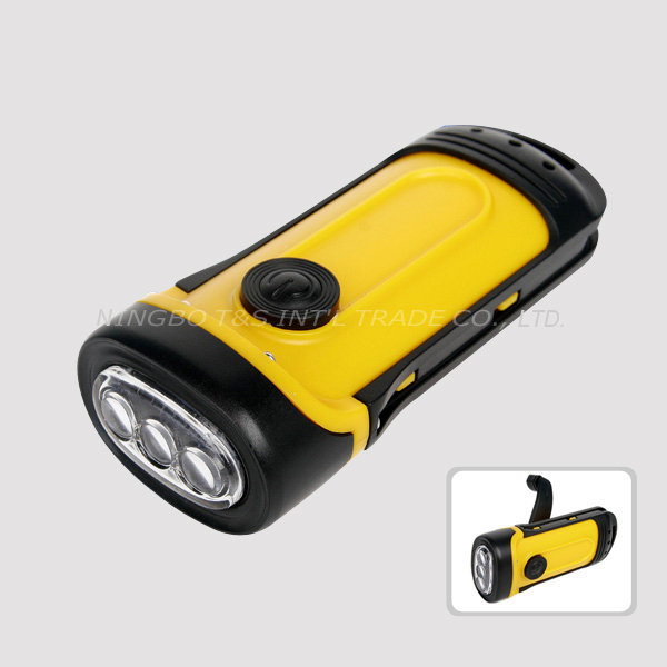 Waterproof LED Dynamo Flashlight