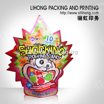 Special Shape Candy Three Side Seal Bags