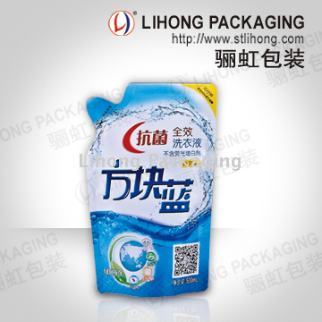 Special Shape Diecut Laminated Packing Bag for liquid detergent