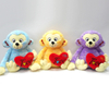 Custom Valentine Soft Toy Stuffed Plush Soft Monkey with Heart