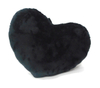 Plush Heart Shape Pillow Valentine Day Black Suit Heart Back Cushion