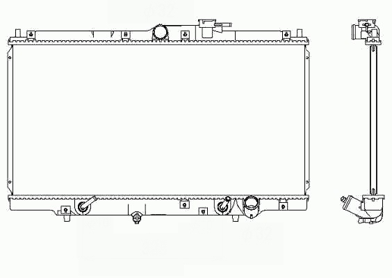 Radiator for HONDA